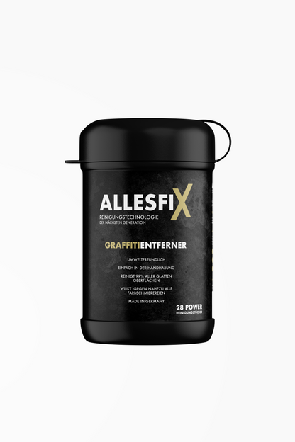 ALLESFIX Graffitientferner Universal Reinigungstücher